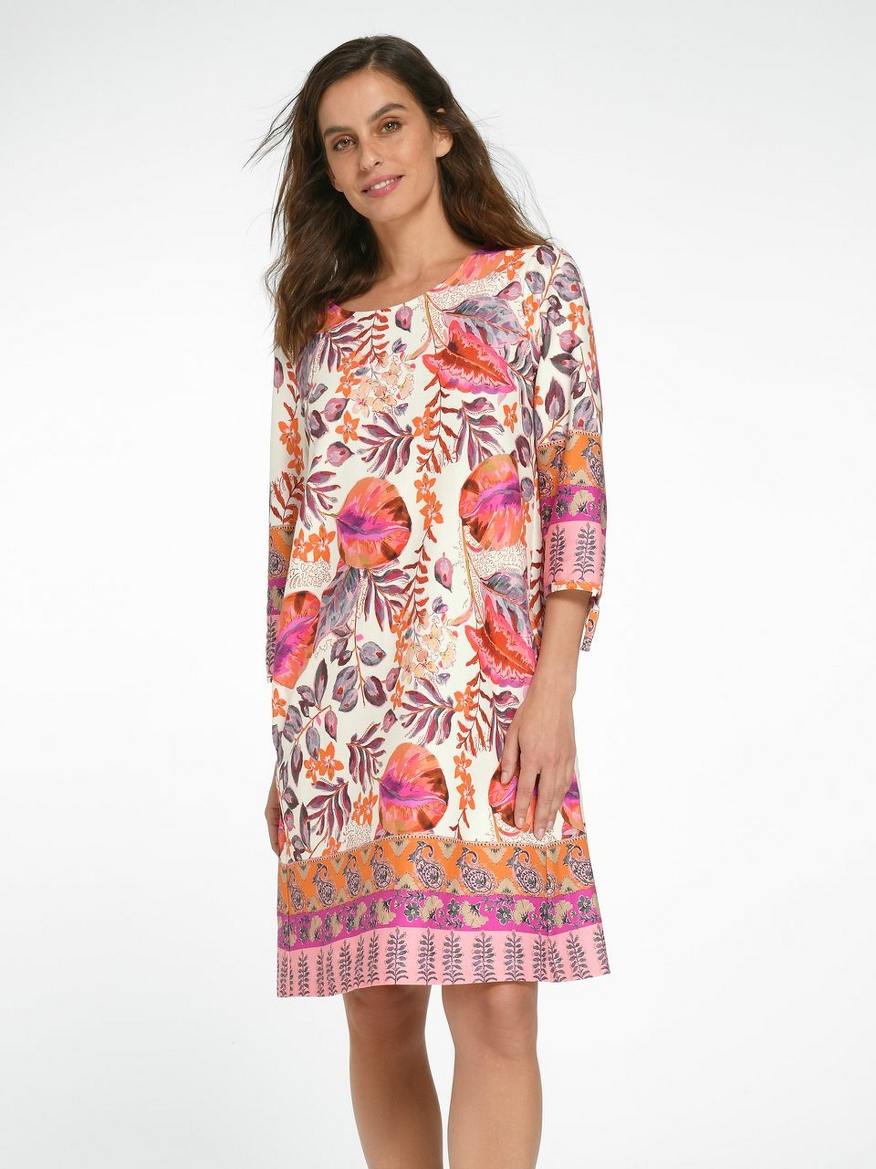 Jerseykleid mit 3/4-Arm