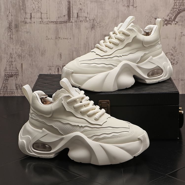 Mr Ozera - Platform Two Tone veterschoenen