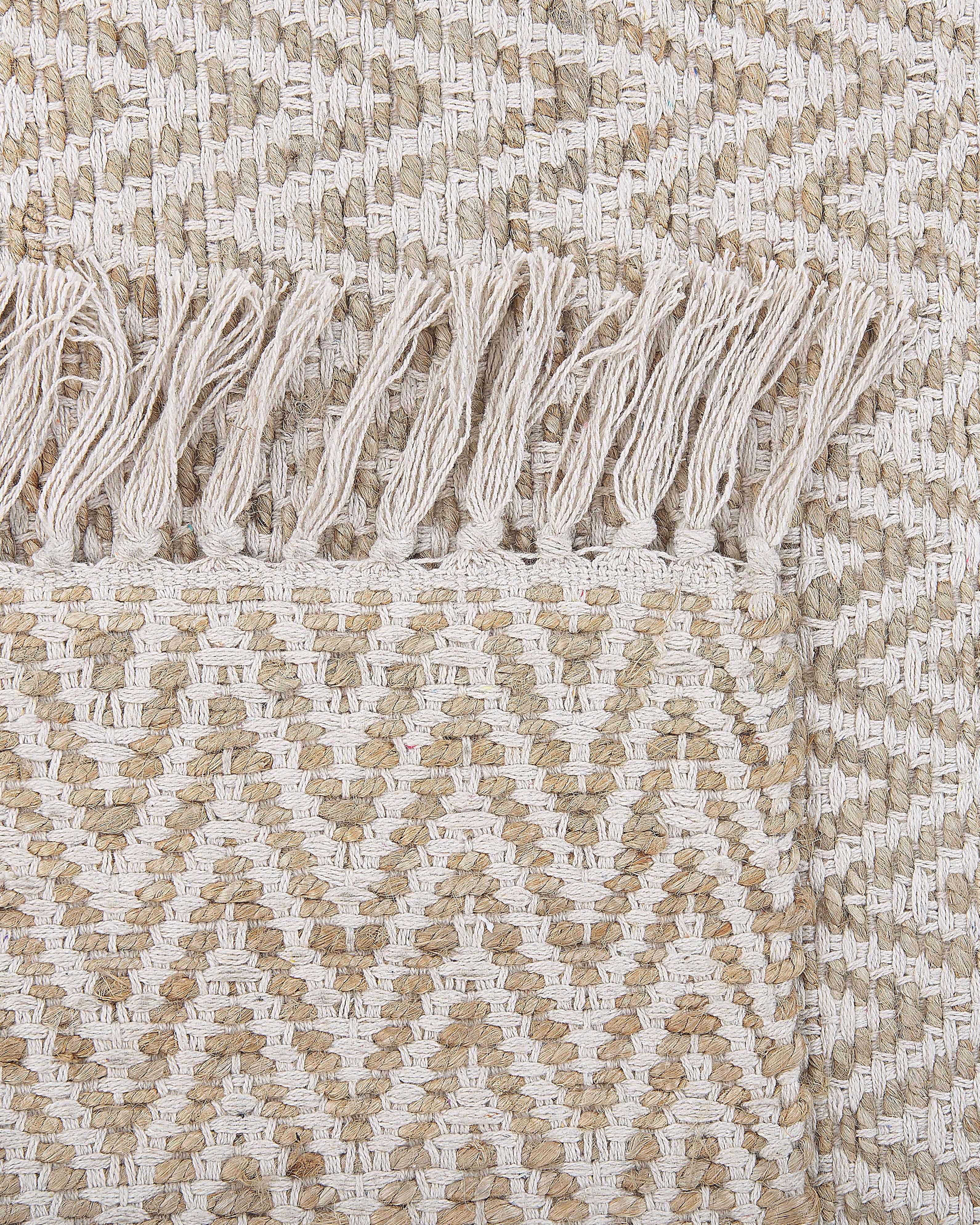 Vloerkleed AFRIN Beige 140 x 200 cm Jute