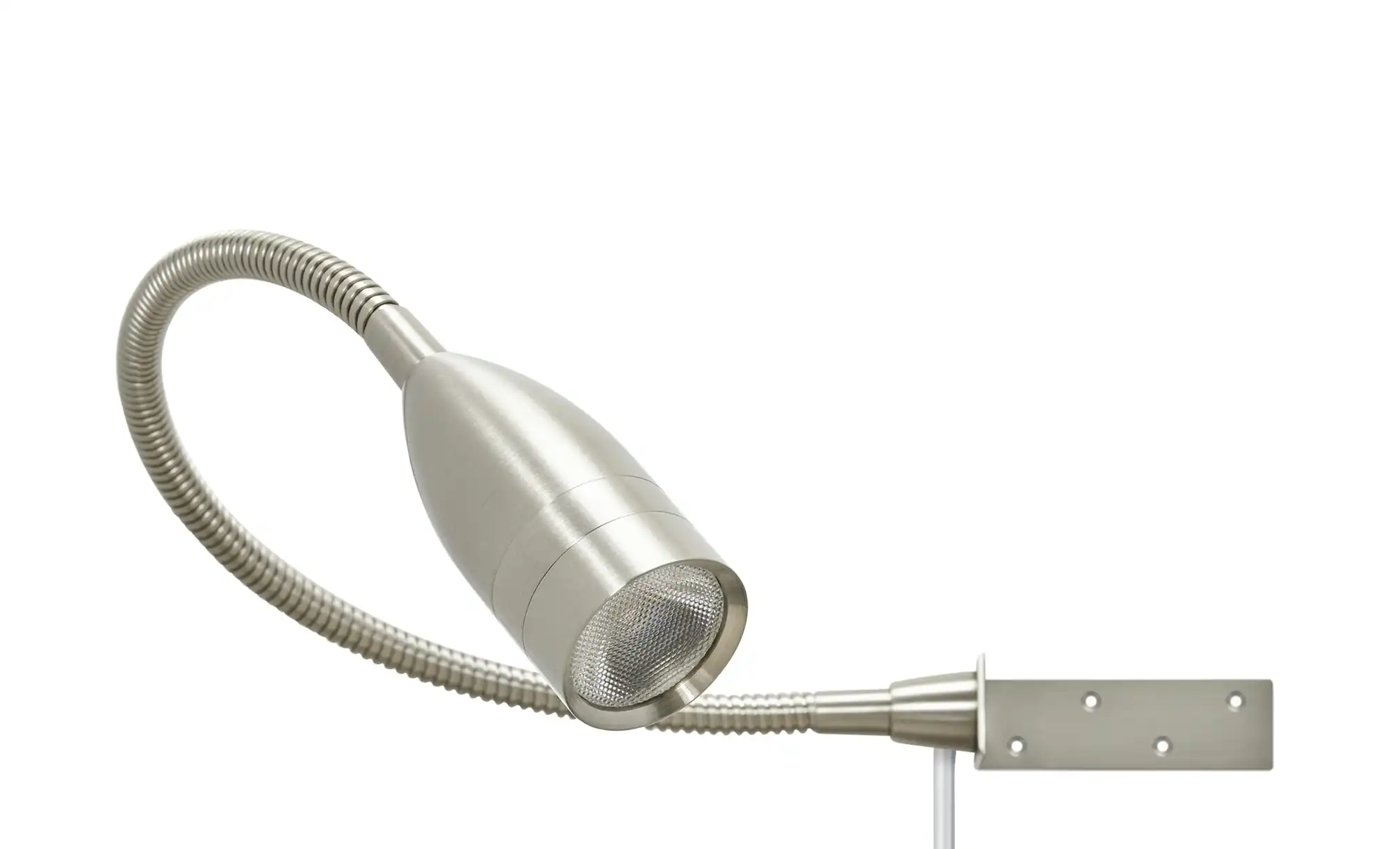Fischer-Honsel LED-Bettleuchte, 1-flammig, Nickel matt