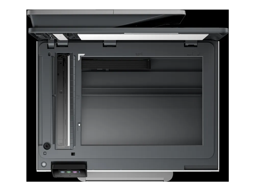 HP Officejet Pro 8125e All-in-One - Multifunktionsprinter - farve - blækprinter - Legal (216 x 356 mm) (original) - A4/Legal (medie) - op til 12 spm (kopiering) - op til 20 spm (udskriver) - 225 ark - USB 2.0, Wi-Fi(ac), LAN - mørk surf blå