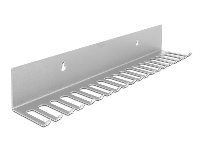 Delock Kabelführungsschiene 318x65mm, , Grau Delock Kabelhalterung 318 x 65 mm zur Wandmontage Grau