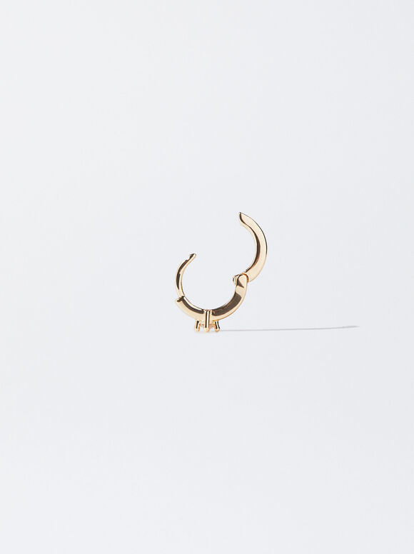 Conjunto de Anéis com Zircônias - Dorado