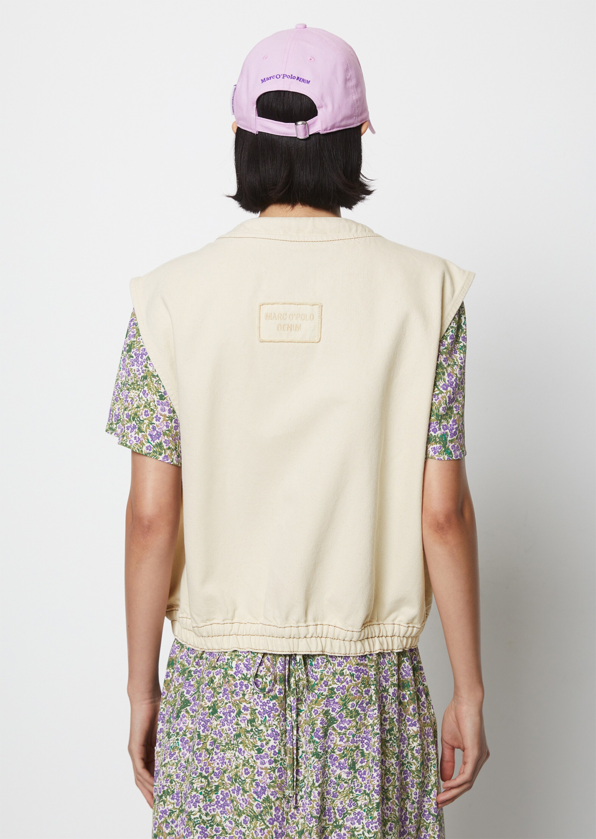 Denim-Weste relaxedaus Organic Cotton-Lyocell-Mix