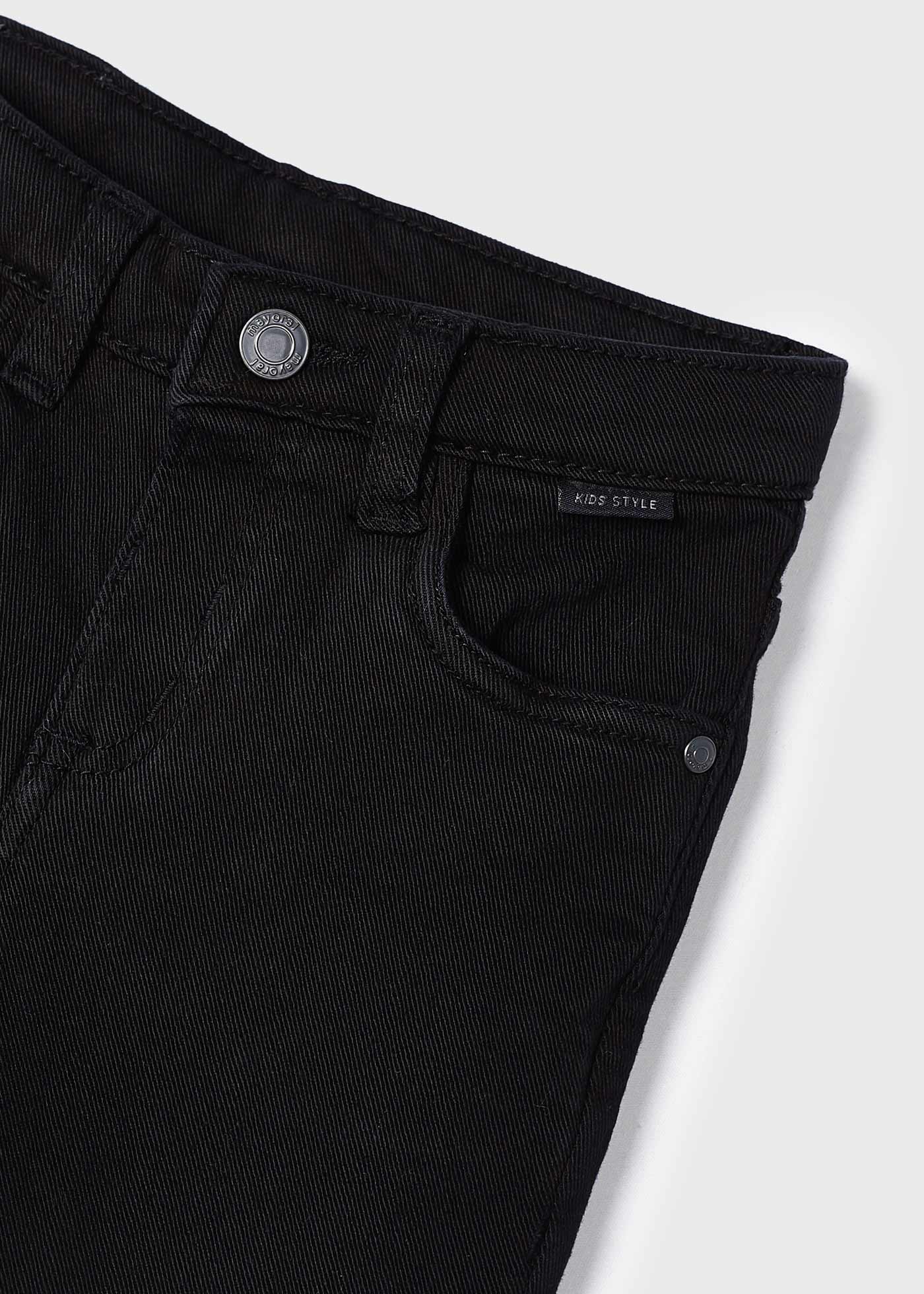 Calças de sarja skinny para menino