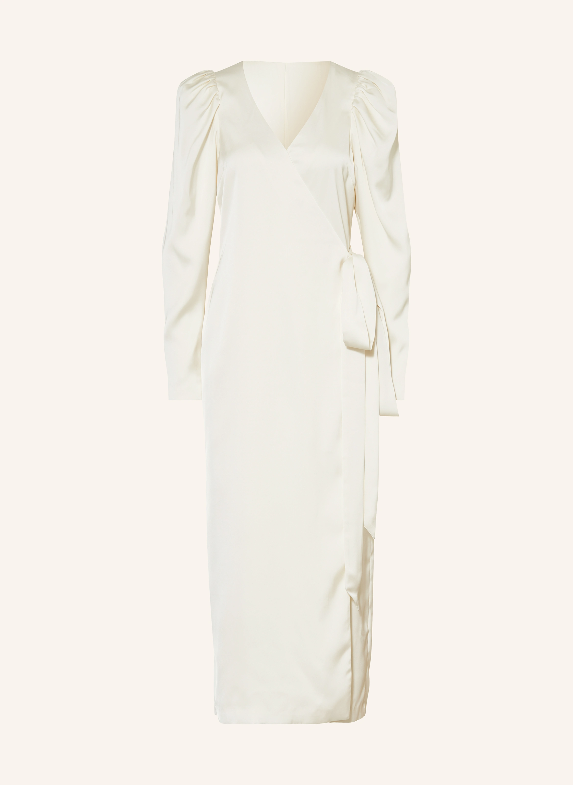 ROTATE Wickelkleid aus Satin