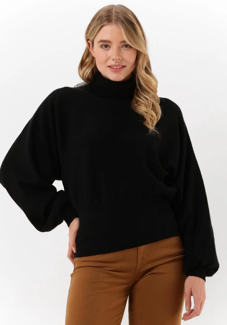 SILVIAN HEACH zwarte silvian heach coltrui sweater herb
