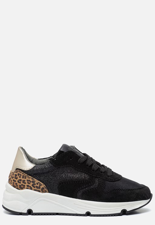 Muyters Sneakers zwart Leer 42609