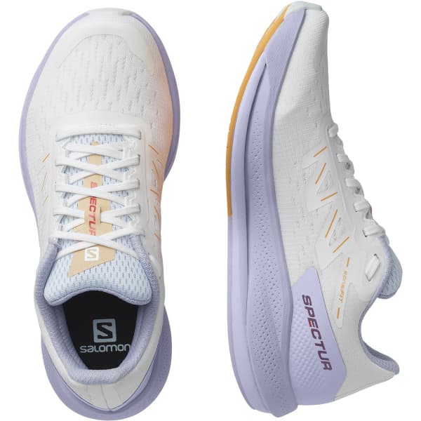 Chaussure running SALOMON SPECTUR W WHITE/PURPLE HEATHER/BLAZING ORANGE