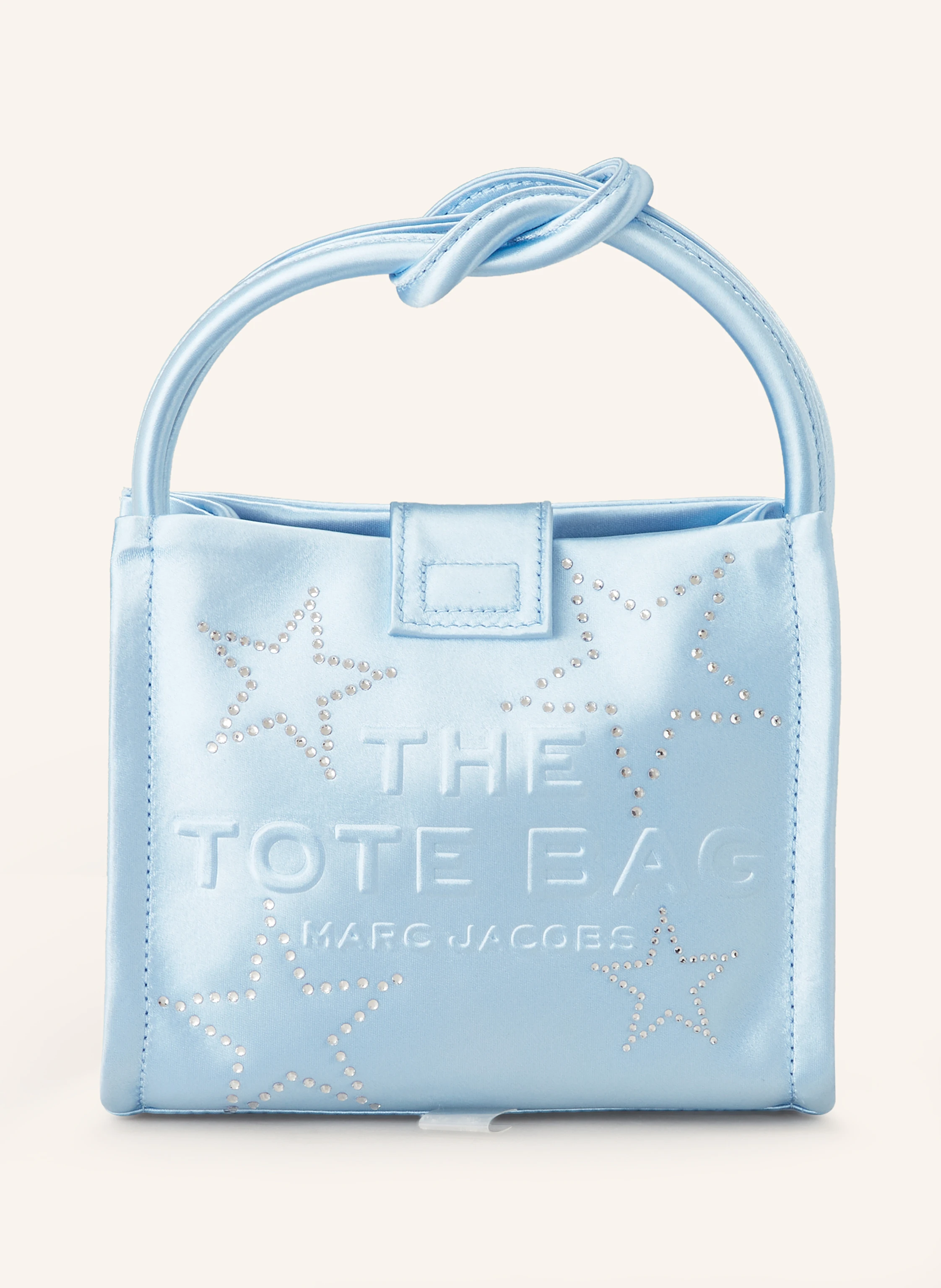 MARC JACOBS Handtasche THE STAR SATIN MINI TOTE BAG mit Schmucksteinen