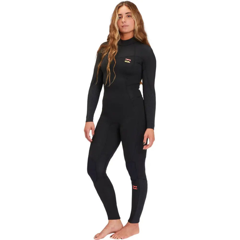 COMBINAISON FEMME BILLABONG SYNERGY 5/4 BACKZIP NOIR