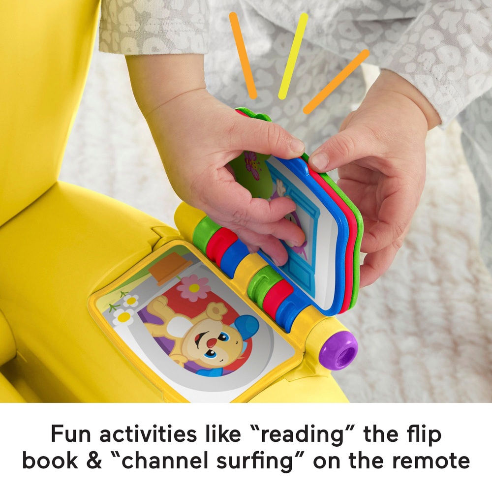 Fisher-Price Lachen & Lernen Smart Stages Aktivitätsspielzeug-Stuhl Gelb