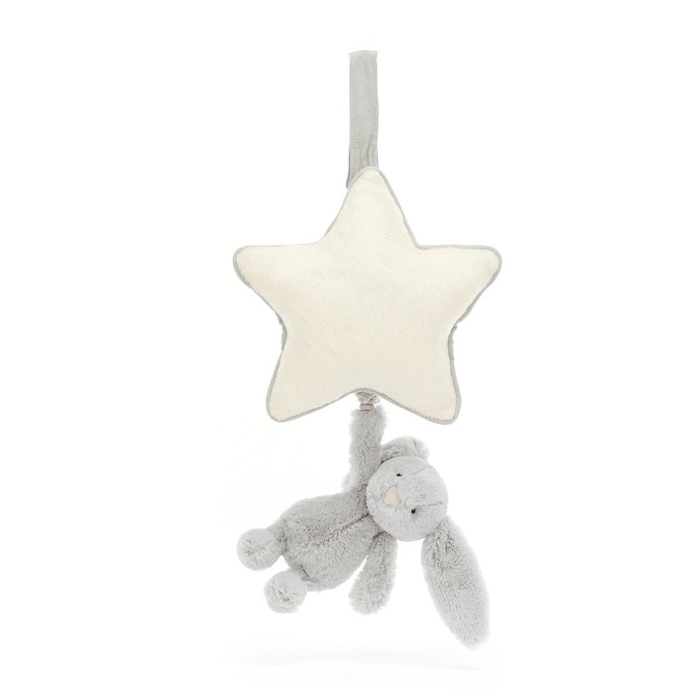 Køb Jellycat Bashful Silver Kanin Musikuro