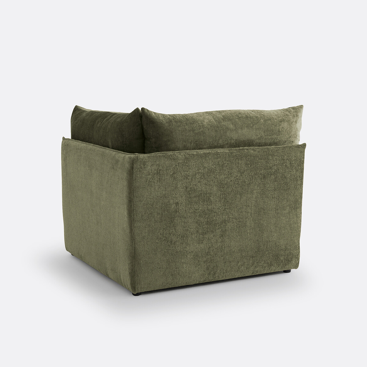 LA REDOUTE INTERIORS<br>Banco modular de getextureerd fluweel, Malo