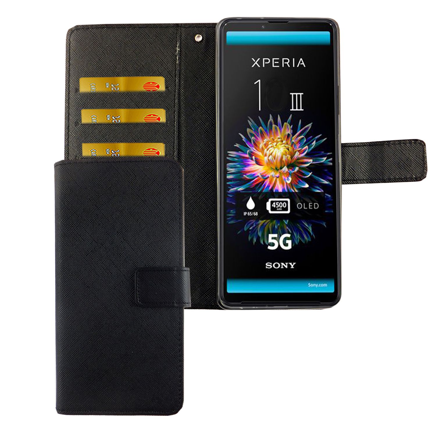 Handyhülle für Sony Xperia 1 III Case Cover Schutztasche Schutzhülle Bookstyle