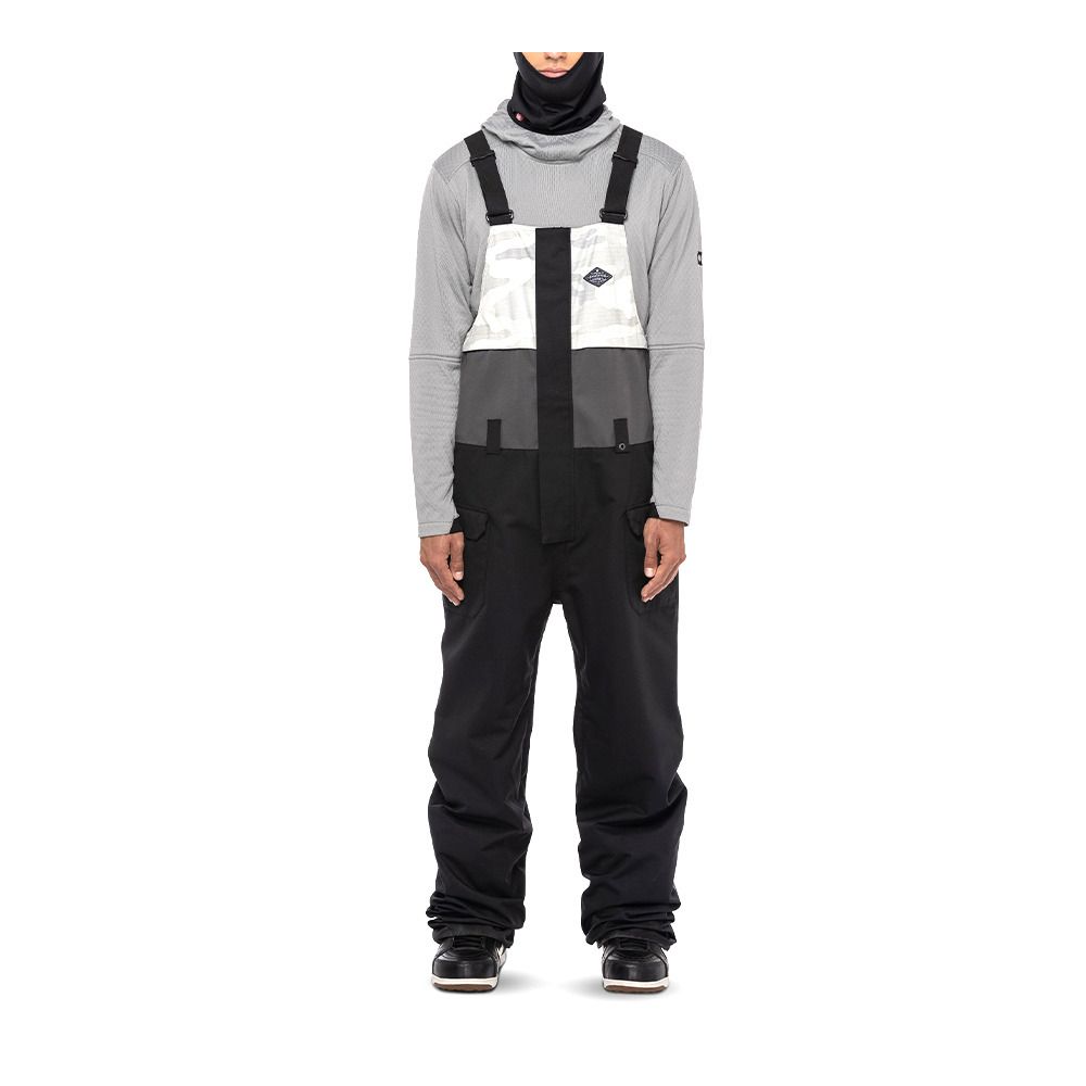 686 FRONTIER SHELL - Salopette ski Homme black colorblock