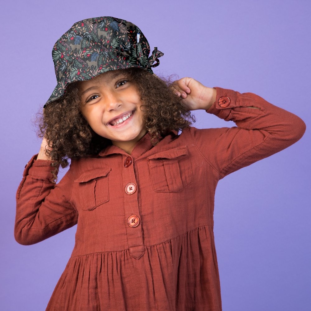 Chapeau Pluie Ajustable T2 Nuit Féline