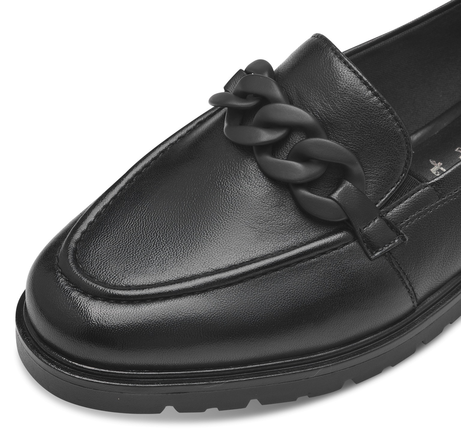 Tamaris Slipper  , Loafer, Halbschuh, Schlupfschuh mit eleganter Zierkette
