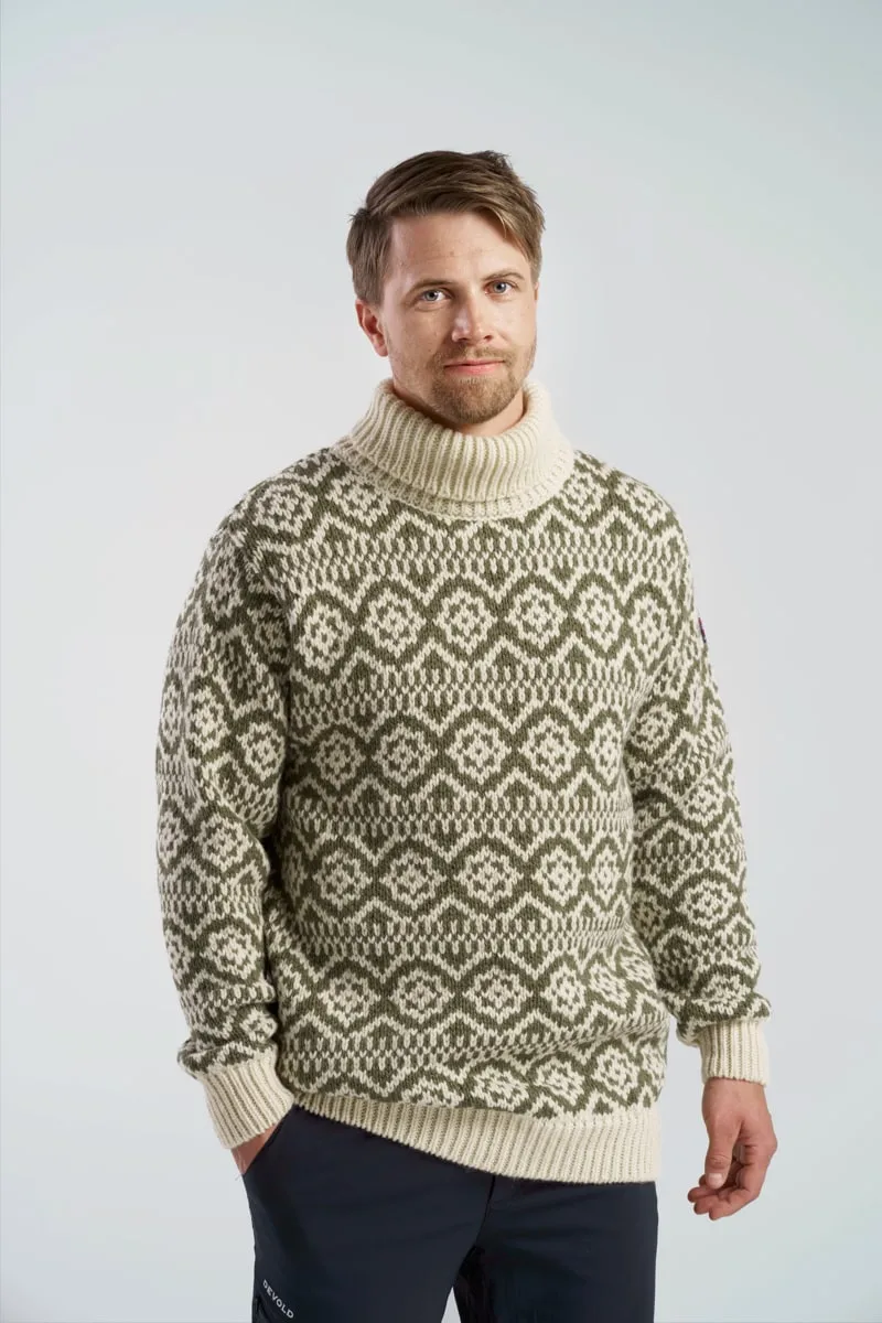 Devold Unisex Hoddevik Wool High Neck Off White