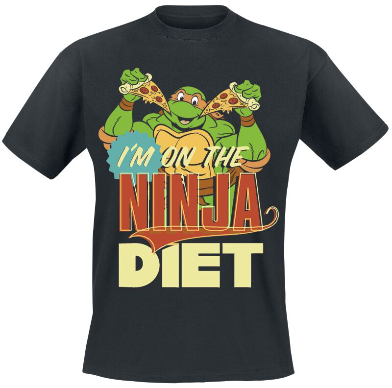 I'm on the Ninja Diet  | Les Tortues Ninja T-Shirt Manches courtes