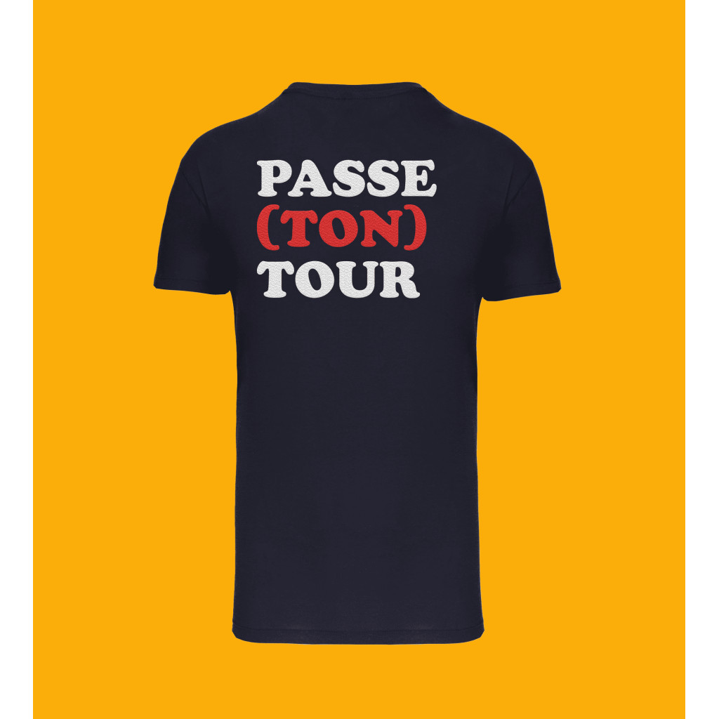 Tee shirt – Homme – Passe ton tour – Navy - S