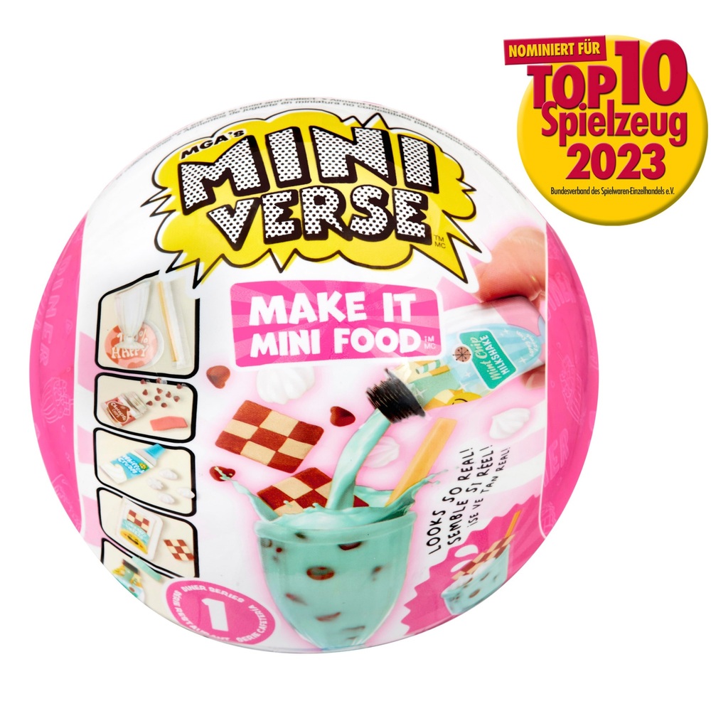 MGAs Miniverse – Make It Mini Food Diner-Kapselsortiment