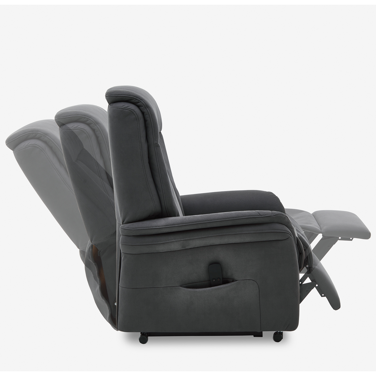 Relaxsessel - anthrazit - mit E-Motor - small