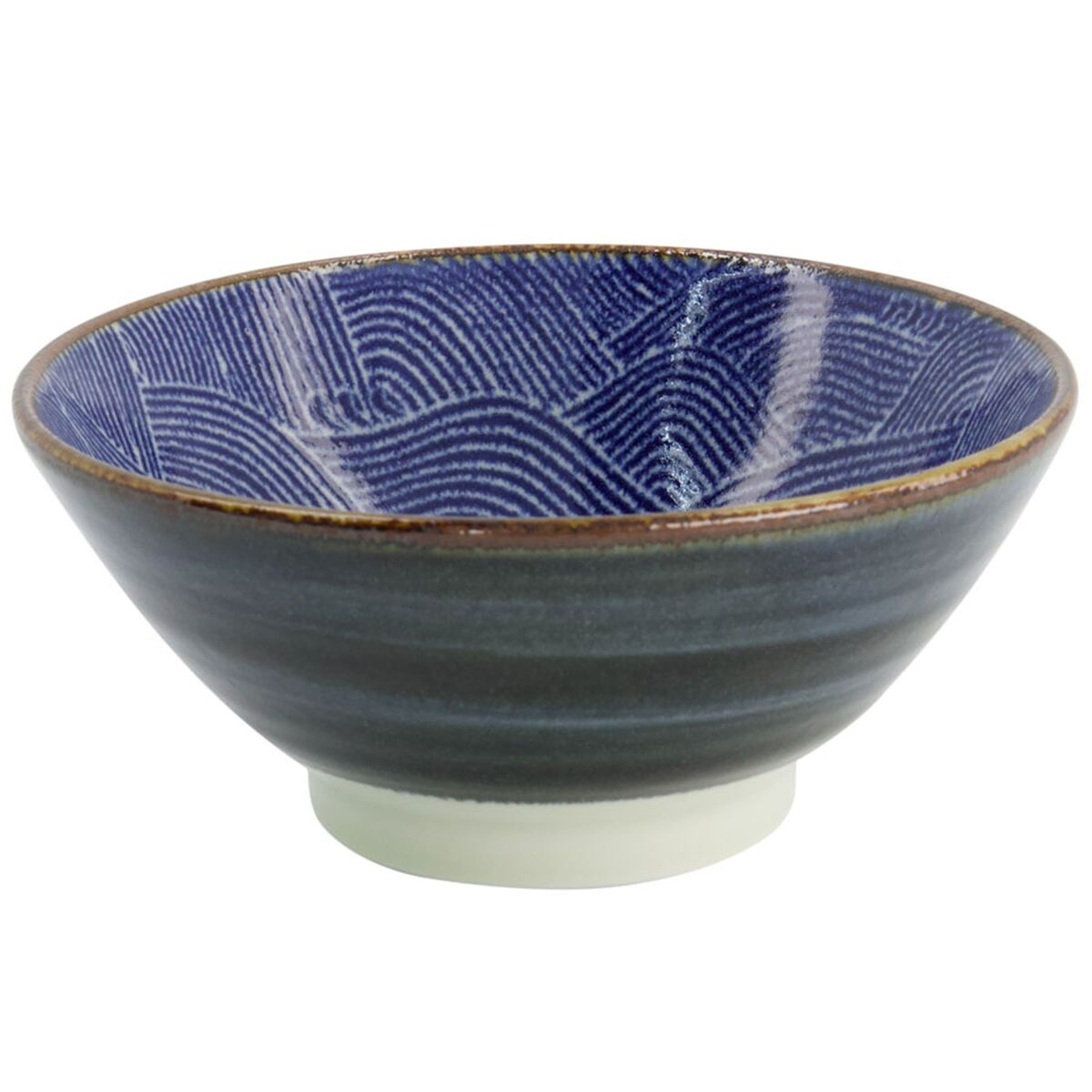 Seigaiha Blue skål, 750 ml