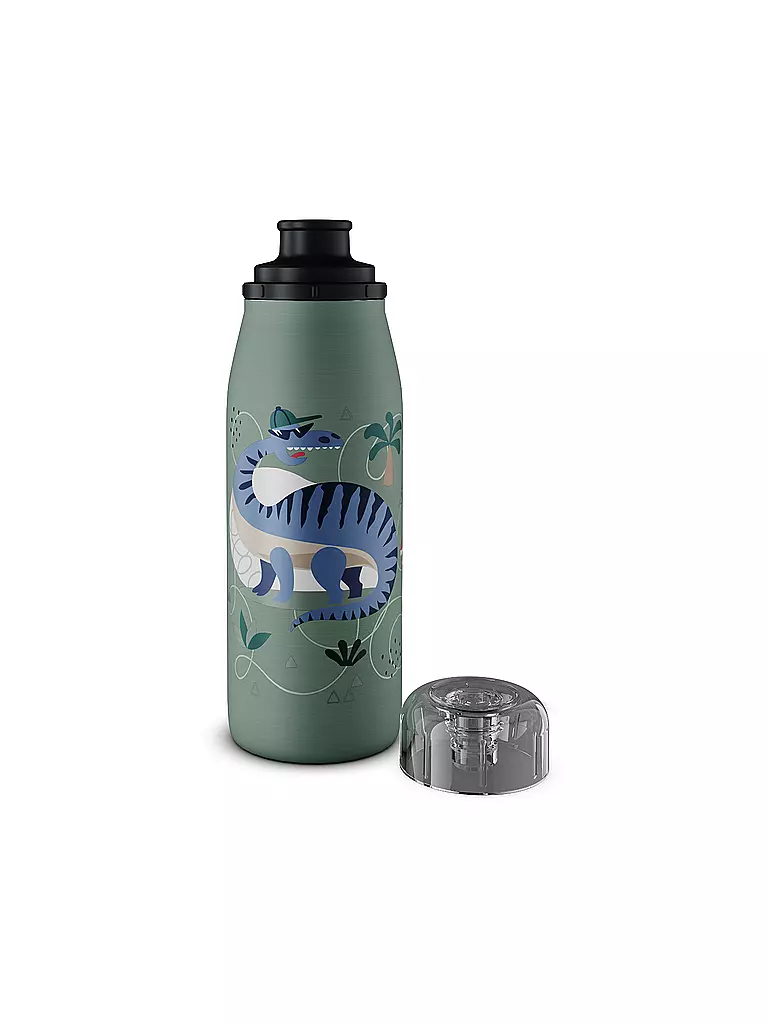 ALFI Isolierflasche - Thermosflasche Kids 0,35l Crazy Dinos hellgrün