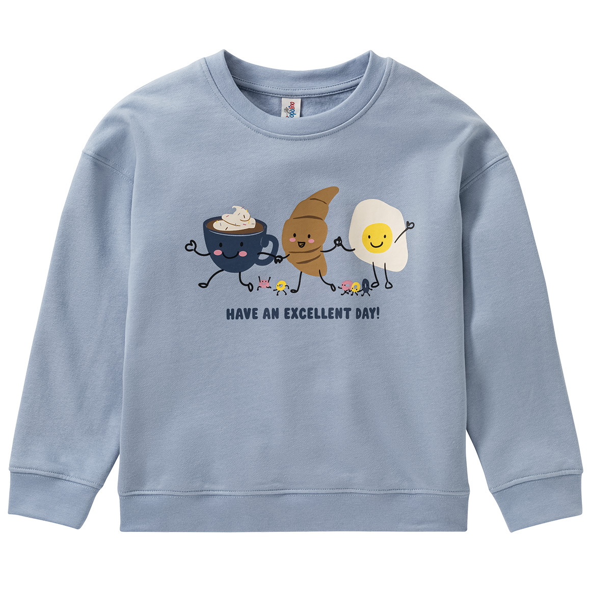 Topolino Kinder Sweatshirt  mit lustigem Print hellblau