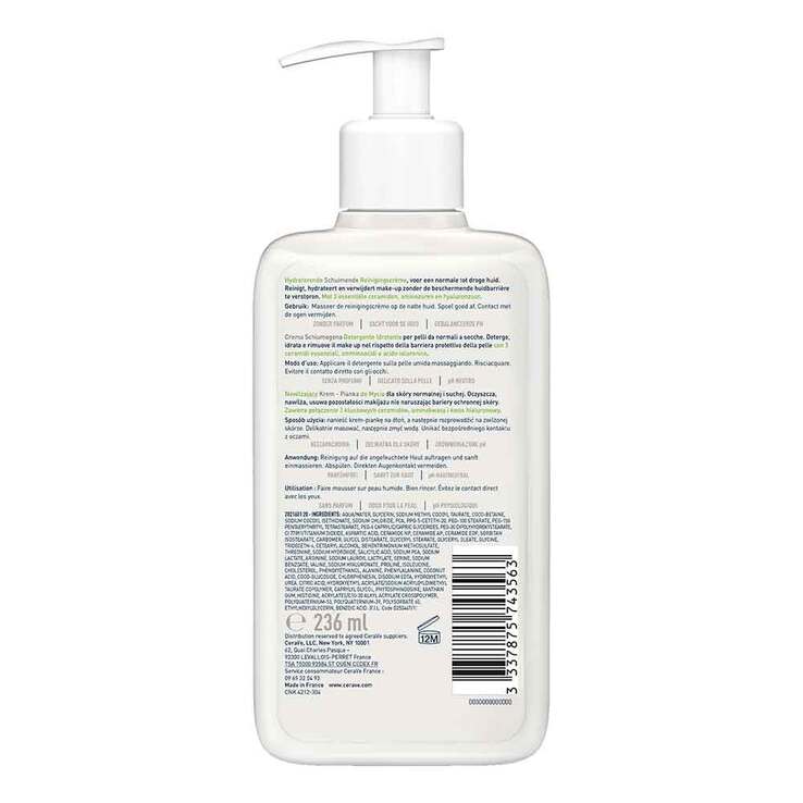 Cerave Creme-zu-Schaum Reinigung, 236 ml