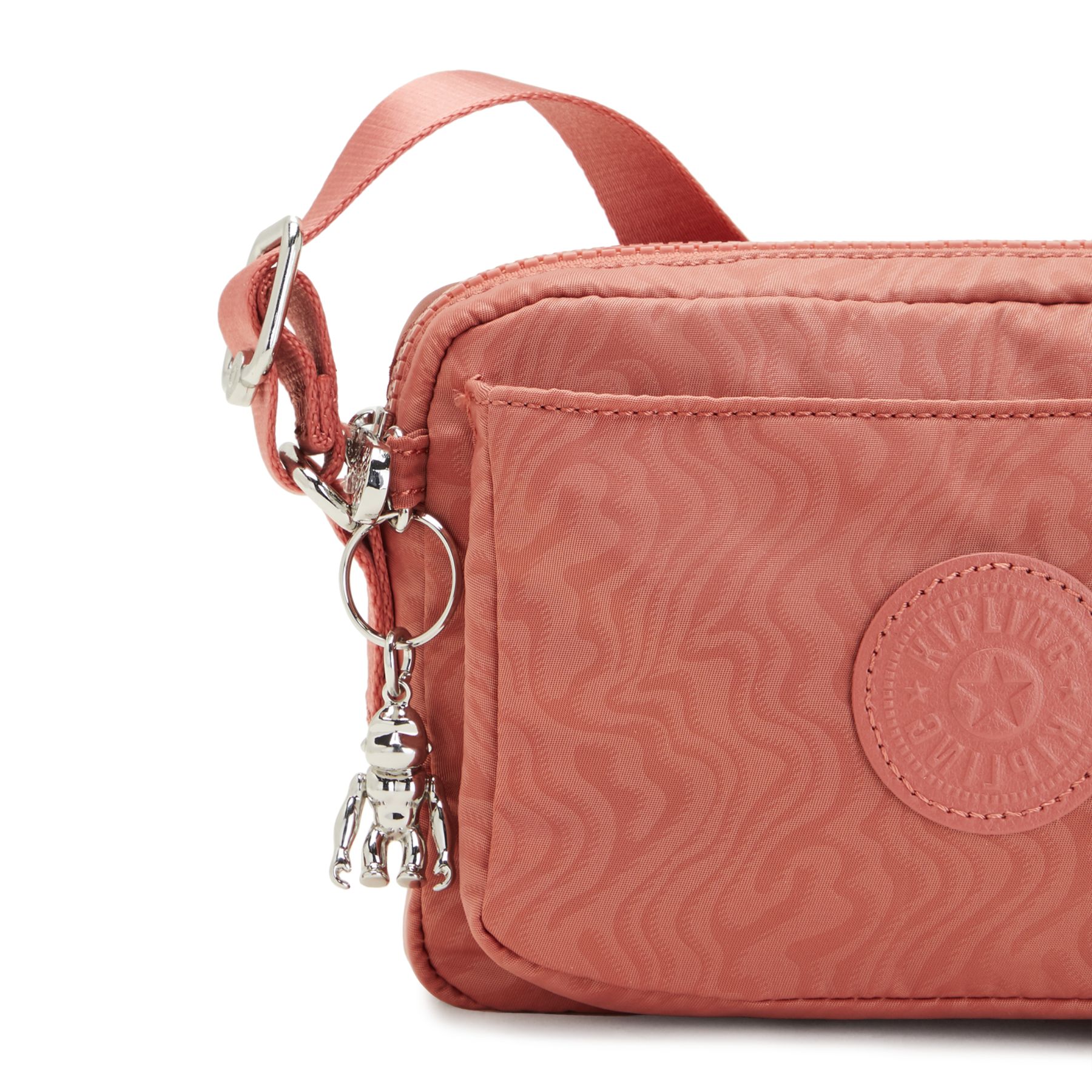 ABANU Mini Sac à Bandoulière avec Sangle Ajustable - Vintage Pink Emboss