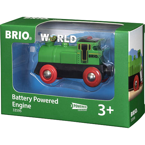 BRIO 33595 Batteridrevet tovejs lokomotiv, grønt/sort