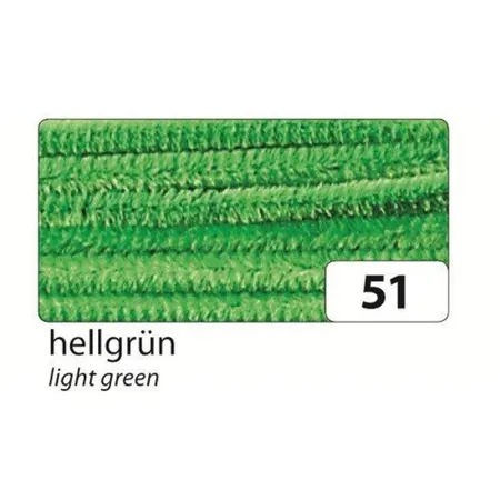 folia Chenilledraht hellgrün L 50 cm Ø 8 mm