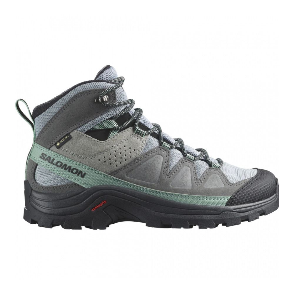 Salomon QUEST ROVE GTX - Chaussures trekking Femme quarry/quiet shade/black