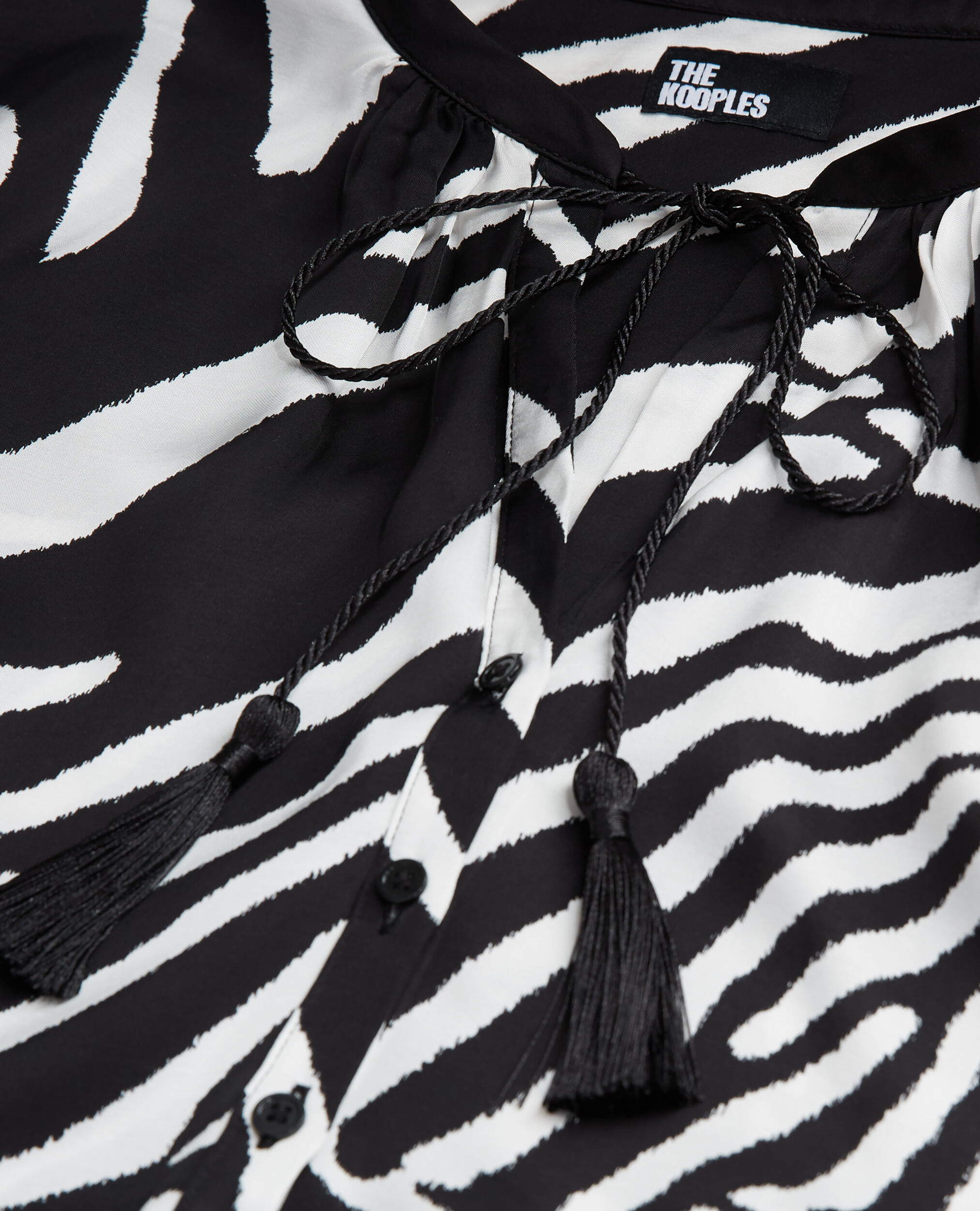 Blouse imprimée zébré
