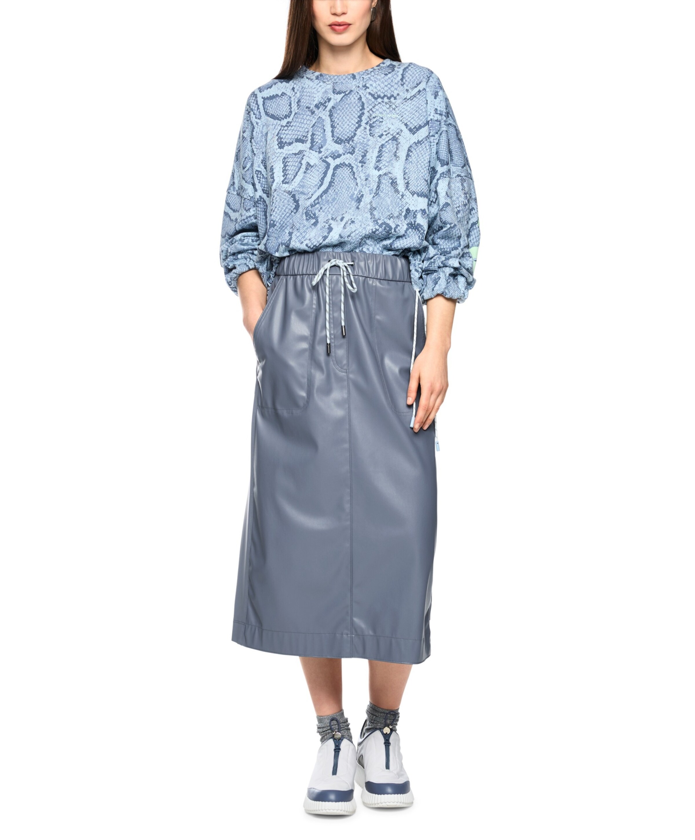 Marc Cain Sports Dames rok grijs