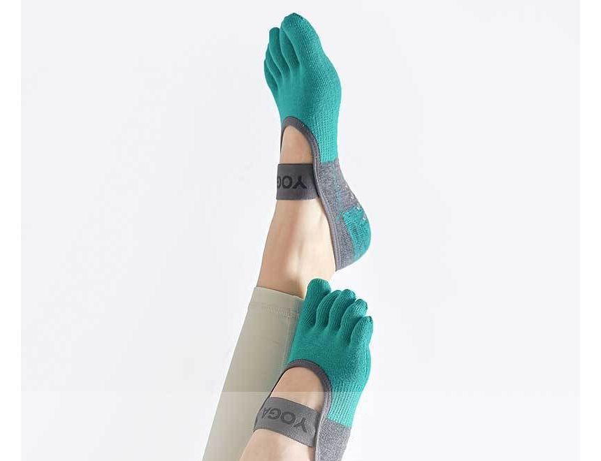 Huasha - Antislip teensokken met letters