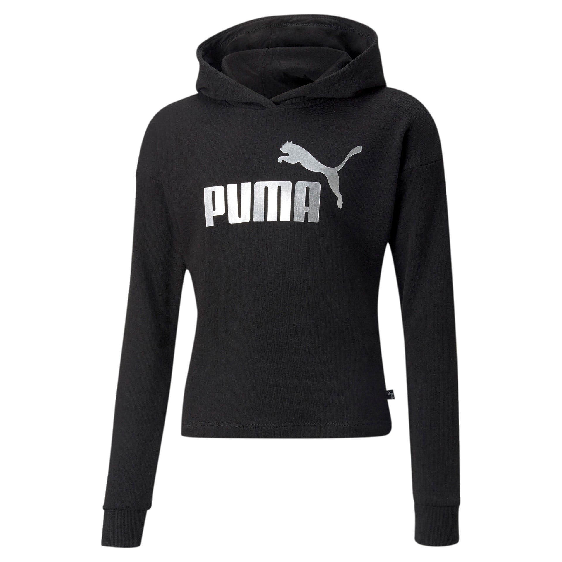 PUMA  ESS+ LOGO CROPPED HOODIE TR G