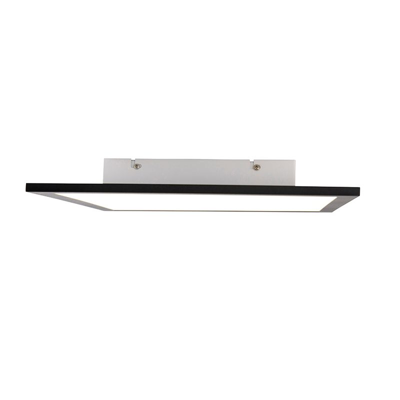 Modern LED paneel zwart 40 cm incl. LED - Liv