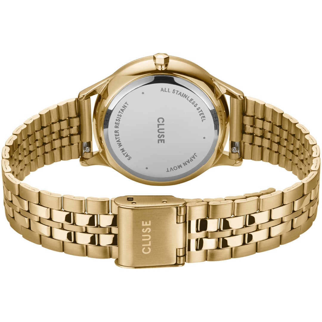 Cluse Minuit Multifunction Steel Grün / Goldig