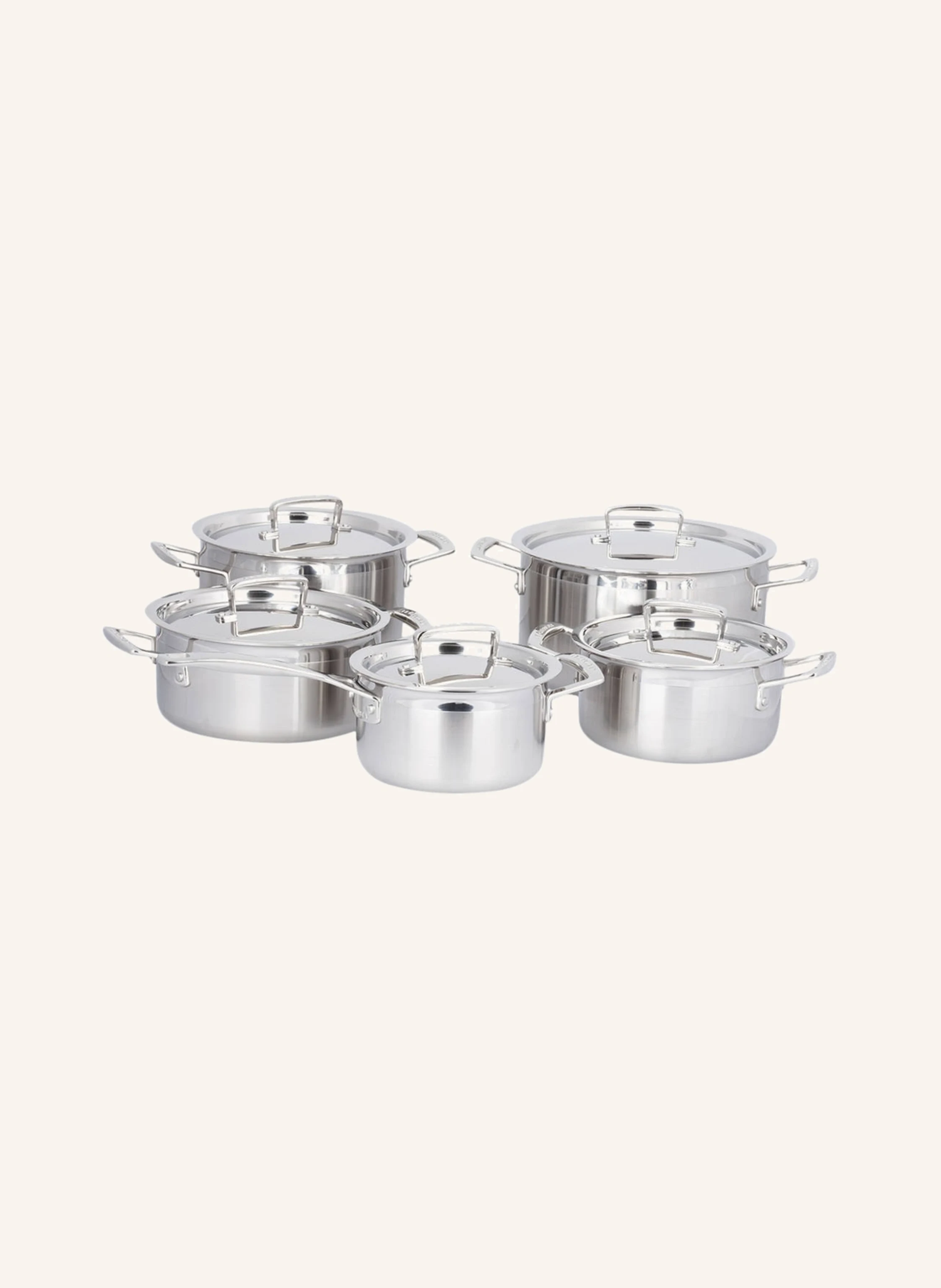 LE CREUSET 5-tlg.Topfset 3-PLY