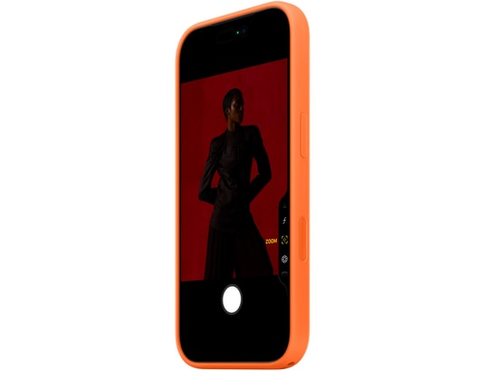 APPLE - Coque iPhone 17 Pro Silicone MagSafe – Orange - MGFE4ZM/A