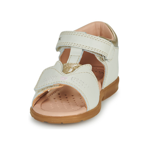Geox - B VERRED - Blanc / Doré