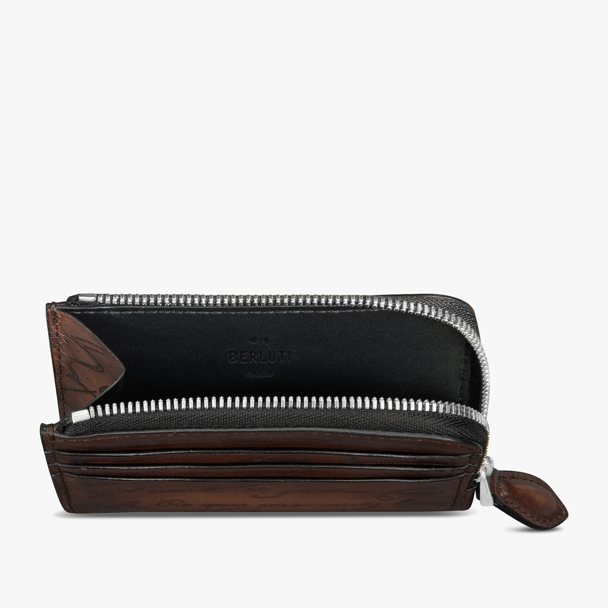 Porte-Cartes Zippe Koa Logic En Cuir Scritto
