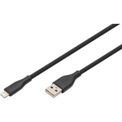 Câble silicone, USB-A - Lightning, 2,0 m