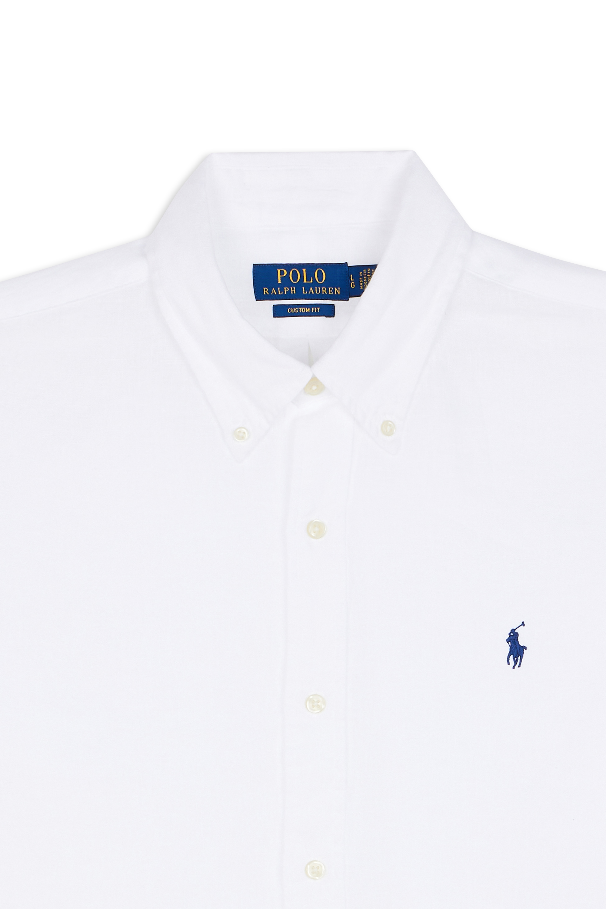POLO RALPH LAUREN Chemise PIECE DYE LINEN Blanc