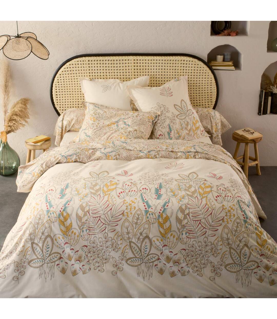 Drap plat 280x310 cm coton OKY écru Naturel