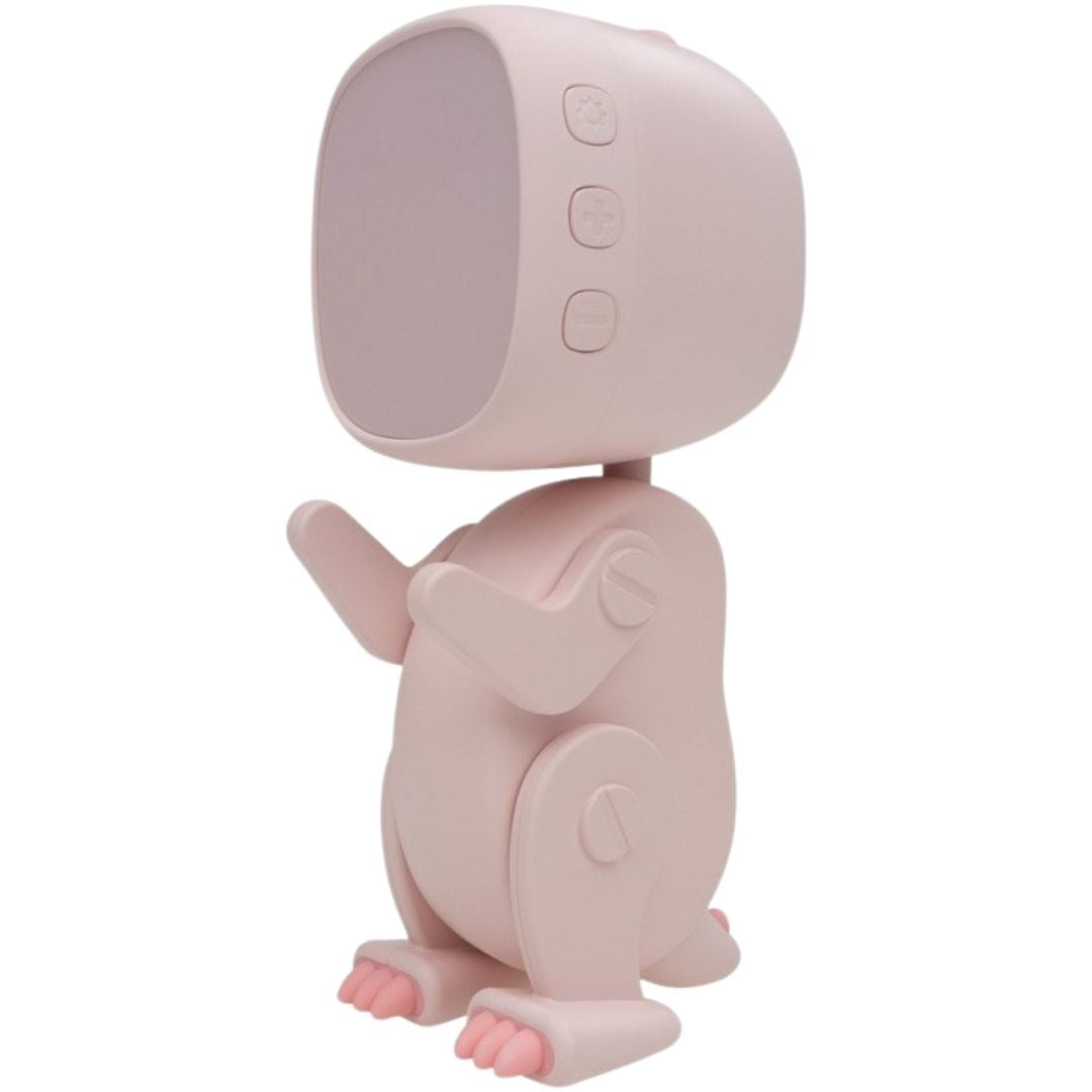 Mary's wekker robot dino - roze