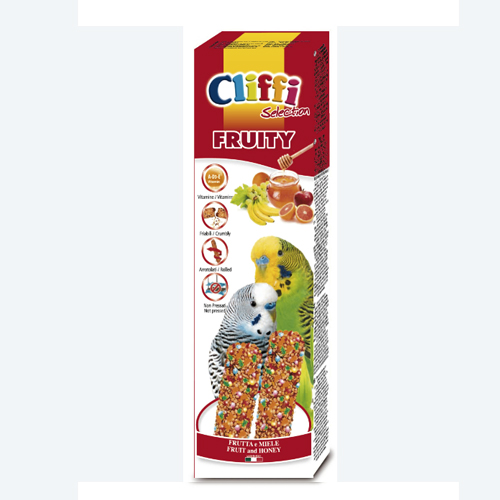 BARRAS CLIFFI PERICO E EXOTICO (FRUTADAS 2 UNIDADES (60 GR))